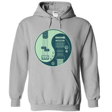 Load image into Gallery viewer, Bass &amp; Guitar Yin Yang - T Shirt - sportgrey_97599133-6c4c-4228-a5a2-a3aa245f802c
