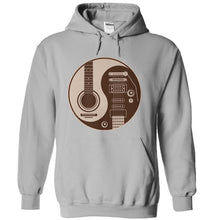 Load image into Gallery viewer, Guitar Yin Yang - T Shirt - sportgrey_b6c772f7-28ca-4790-aa71-7112fd60cdee
