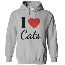 Load image into Gallery viewer, I Love Cats - T Shirt - sportgrey_c2ac8486-1c09-483d-9678-94f8fbcad6c0