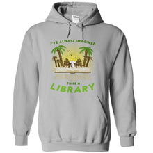 Load image into Gallery viewer, I've Always Imagined Paradise to be a Library - T Shirt - sportgrey_ce8bc7a5-3fd1-4e83-b1fe-1449664841d8