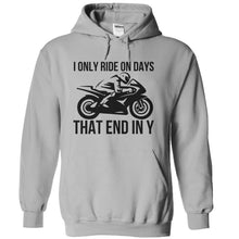 Load image into Gallery viewer, I Only Ride On Days That End In Y - T Shirt - sportgrey_def14ac1-3205-45b5-90f8-5b4dd15676c5