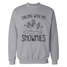 Load image into Gallery viewer, Chilling With My Snowmies - T Shirt - sportgrey_f1a2a43d-ede6-46e1-9c86-f5e02462be1c