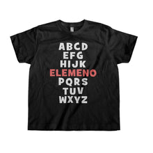 Load image into Gallery viewer, Elemeno Alphabet - Kids - toddler_black_0715c8f5-cff5-4159-a904-abe513360c25