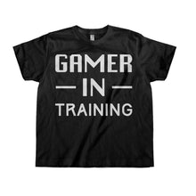Load image into Gallery viewer, Gamer In Training - Kids - toddler_black_5c335b55-16ed-4a30-9577-2603ea42475e