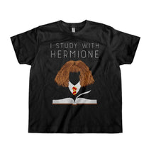 Load image into Gallery viewer, I Study With Hermione - Kids - toddler_black_f4027f76-6409-4334-bbe3-08e9ee8b2198