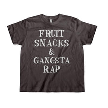 Load image into Gallery viewer, Fruit Snacks &amp; Gangsta Rap - Kids - toddler_charcoal_c7bb363c-410c-48aa-9fae-f2587922b854