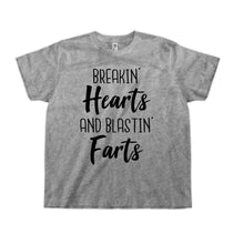 Load image into Gallery viewer, Breakin' Hearts And Blastin' Farts - Kids - toddler_heathergrey_1ea383d7-6e74-42a4-9b87-a3ef65d58f35