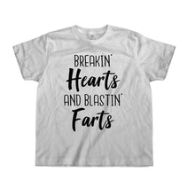 Load image into Gallery viewer, Breakin' Hearts And Blastin' Farts - Kids - toddler_white_0ae63545-b73f-45b5-8ff1-c40183fa1d25