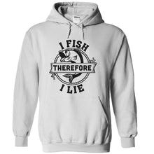 Load image into Gallery viewer, I Fish Therefore I Lie - T Shirt - white_19a81303-415c-4071-8846-591fad4c122f