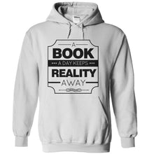 Load image into Gallery viewer, A Book A Day Keeps Reality Away - T Shirt - white_32dafb59-258f-40d0-accd-02fe79f7e1d3