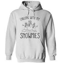 Load image into Gallery viewer, Chilling With My Snowmies - T Shirt - white_49017479-3f86-4805-bd73-47c71c55c1c2