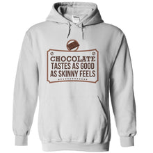 Load image into Gallery viewer, Chocolate Tastes As Good As Skinny Feels - T Shirt - white_9b564296-cbda-4358-b2e1-63a332ceec1d