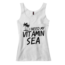 Load image into Gallery viewer, I Need My Vitamin Sea - T Shirt - white_c3eae963-c4b8-4947-9d17-73a6b735247b