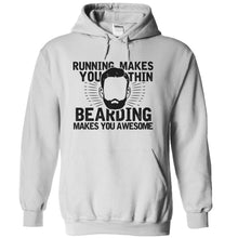 Load image into Gallery viewer, Bearding Makes You Awesome - T Shirt - white_e6fa00bf-089b-4cdf-b622-d487b9dd92be