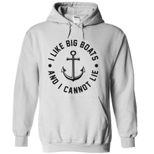 Load image into Gallery viewer, I Like Big Boats and I Cannot Lie - T Shirt - white_f9db8b03-3c06-4078-9f3a-5a9f80340025