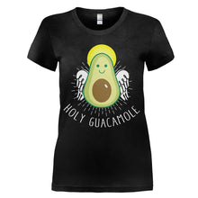 Load image into Gallery viewer, Holy Guacamole - T Shirt - women_black_65502789-7442-4fae-8bfb-d619e6a0e04a
