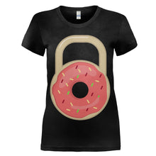 Load image into Gallery viewer, Donut Kettle Ball - T Shirt - women_black_801e3339-0e17-4998-8d09-33070eaddd04
