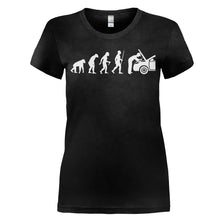Load image into Gallery viewer, Evolution - Mechanic - T Shirt - women_black_9ef24b22-b640-4f31-9cdf-660fb6e93511