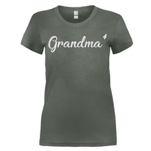 Load image into Gallery viewer, Grandma To The Fourth Power - T Shirt - women_charcoal_40bd09c3-6374-4ee6-aff3-4e7a56762b57
