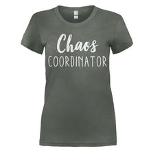 Load image into Gallery viewer, Chaos Coordinator - T Shirt - women_charcoal_dd667f37-2c7d-4bb3-a766-7cb96ce14879