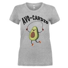 Load image into Gallery viewer, Avo-Cardio - T Shirt - women_heathergrey_e73613bd-6274-4660-91ac-8b8698028a57