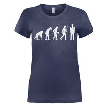 Load image into Gallery viewer, Evolution - Medical Professional - T Shirt - women_navy_dc5a9c39-5d0e-47ac-b6bf-f0210da7a3b7