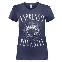 Load image into Gallery viewer, Espresso Yourself - T Shirt - women_navy_df189dfa-5e65-417b-8268-dbc2d33204a4