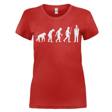 Load image into Gallery viewer, Evolution - Medical Professional - T Shirt - women_red_977a8b3d-6f30-45f4-b603-d2d238c93587