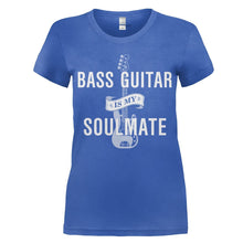 Load image into Gallery viewer, Bass Guitar Is My Soulmate - T Shirt - women_royal_c0baaae2-a2c7-45a6-9e77-4e28f33dd3ff