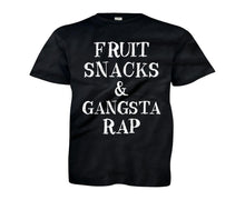 Load image into Gallery viewer, Fruit Snacks &amp; Gangsta Rap - Kids - youth_black_1da6c10a-bcb2-4dfb-aa2f-9d02d9c4a92c