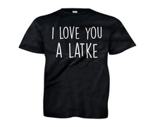 Load image into Gallery viewer, I Love You A Latke - Kids - youth_black_3aa1cf61-7721-4651-916c-133f69d1a5fd