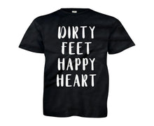 Load image into Gallery viewer, Dirty Feet, Happy Heart - Kids - youth_black_5bd2f5d7-5fb1-4528-b496-da5d561e87db