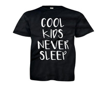 Load image into Gallery viewer, Cool Kids Never Sleep - Kids - youth_black_a22f5d92-d676-424b-9d49-3c34df2c8b87