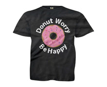 Load image into Gallery viewer, Donut Worry. Be Happy. - Kids - youth_charcoal_a98e78a9-6c38-4329-908e-7088a76f526c