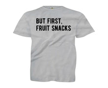 Load image into Gallery viewer, But First, Fruit Snacks - Kids - youth_heathergrey