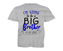Load image into Gallery viewer, I'm Going To Be A Big Brother (Custom Date) - Kids - youth_heathergrey_4a6f4717-42c4-4a3e-8c31-51910c70efb0