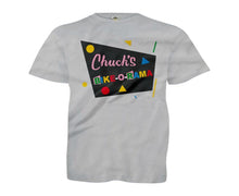 Load image into Gallery viewer, Chuck's Bike-O-Rama - Kids - youth_heathergrey_59251a4d-0bd3-4735-a5a0-c1ee58d01ceb