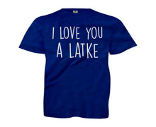 Load image into Gallery viewer, I Love You A Latke - Kids - youth_navy_a9d9df3b-3b7d-4b5f-ae88-26112aadc519