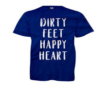 Load image into Gallery viewer, Dirty Feet, Happy Heart - Kids - youth_navy_b70deadd-9507-424e-a31d-4a3a711d2468