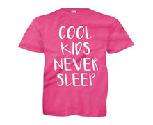 Load image into Gallery viewer, Cool Kids Never Sleep - Kids - youth_pink_4f118541-2e60-4e00-a68e-4a8bc9410ee5