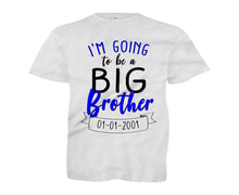 Load image into Gallery viewer, I'm Going To Be A Big Brother (Custom Date) - Kids - youth_white_9ac7ecab-c8bf-43b1-beaa-99538d405658