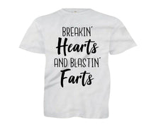 Load image into Gallery viewer, Breakin' Hearts And Blastin' Farts - Kids - youth_white_9be143d6-08c2-4350-b652-4918bd4cb001